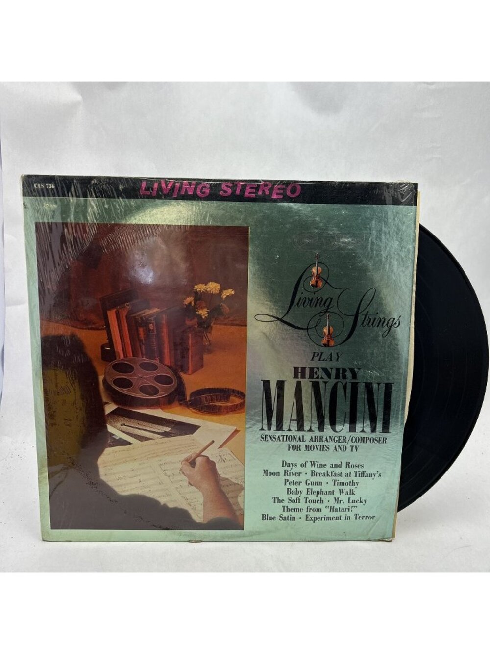 Vintage Vinyl LP - Living Strings Play Henry Mancini (1963)